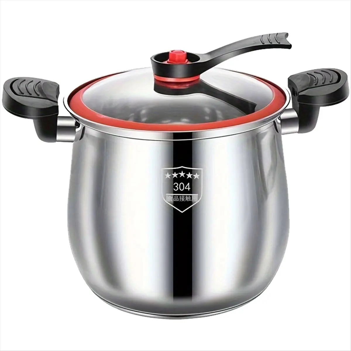 Imagem 1 de 9 de Panela De Pressão De Aço Inoxidável Quick Cooking Pot&
