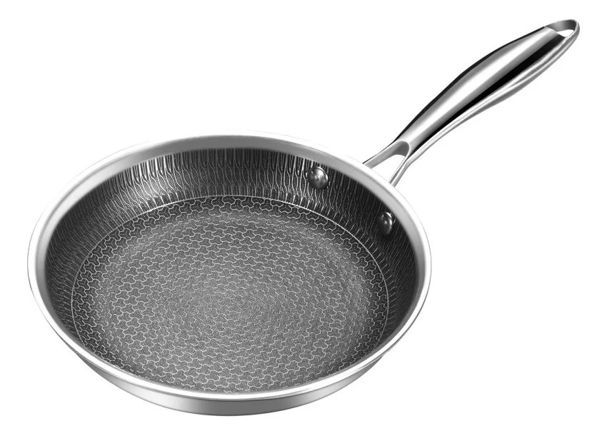 Imagem 1 de 6 de Frigideira Antiaderente Aço Inox 304