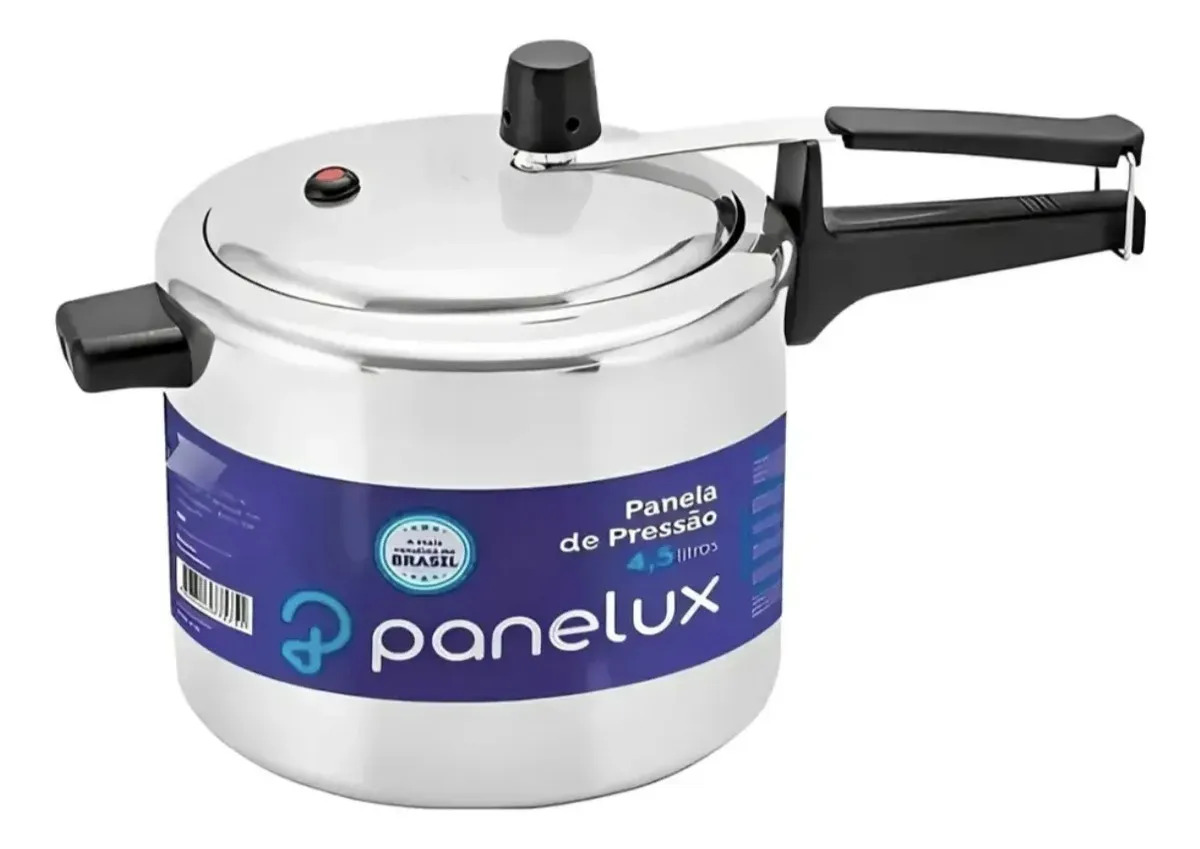 Imagem 1 de 8 de Panela Pressão Panelux Cinza